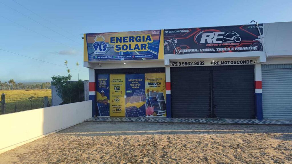 Fachada da VLS Engenharia no Conde-BA